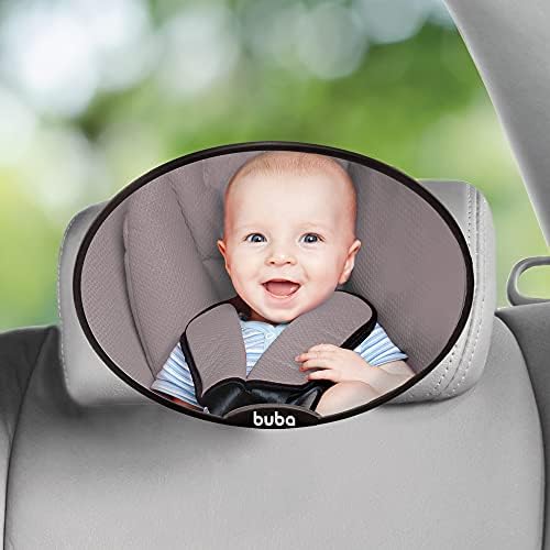 Espelho Retrovisor para Banco Traseiro de Carro 360º Alças Ajustáveis Bebe  Buba