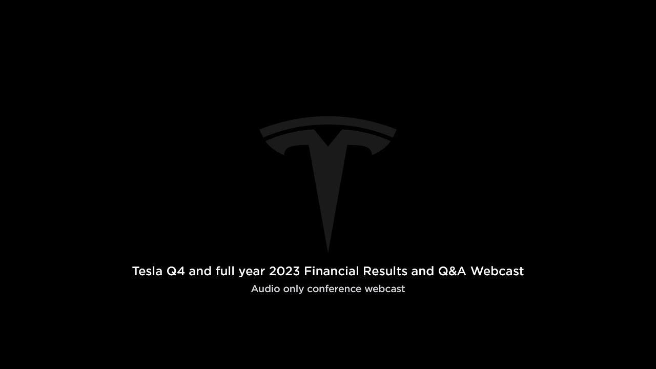 Carros AZ | Webcast de resultados financeiros e perguntas e respostas da Tesla no quarto trimestre e no ano de 2023