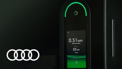 Private and public charging - Charging with e-tron charging system connect