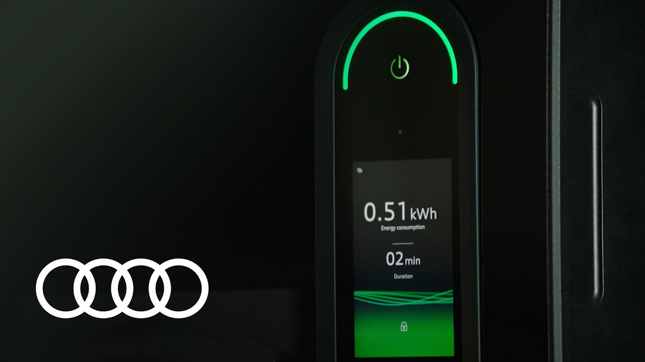 Private and public charging - Charging with e-tron charging system connect