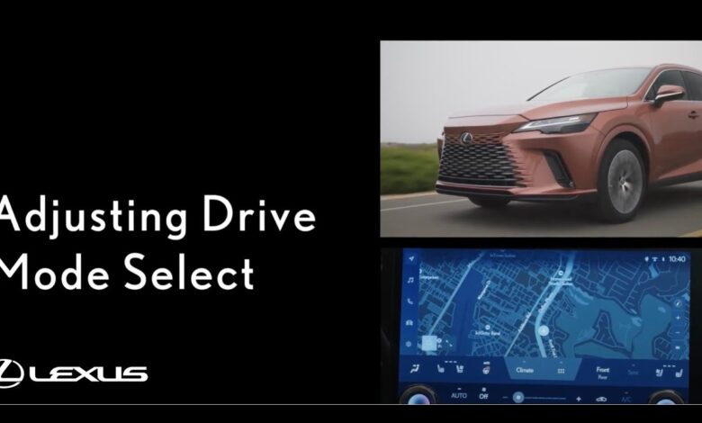 Adjusting Drive Mode Select | Lexus