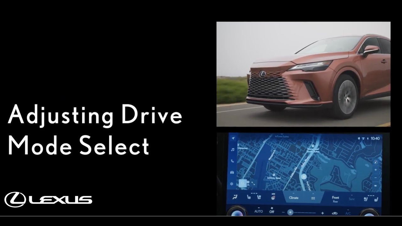 Adjusting Drive Mode Select | Lexus