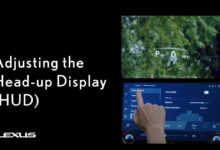 Adjusting Head Up Display | Lexus