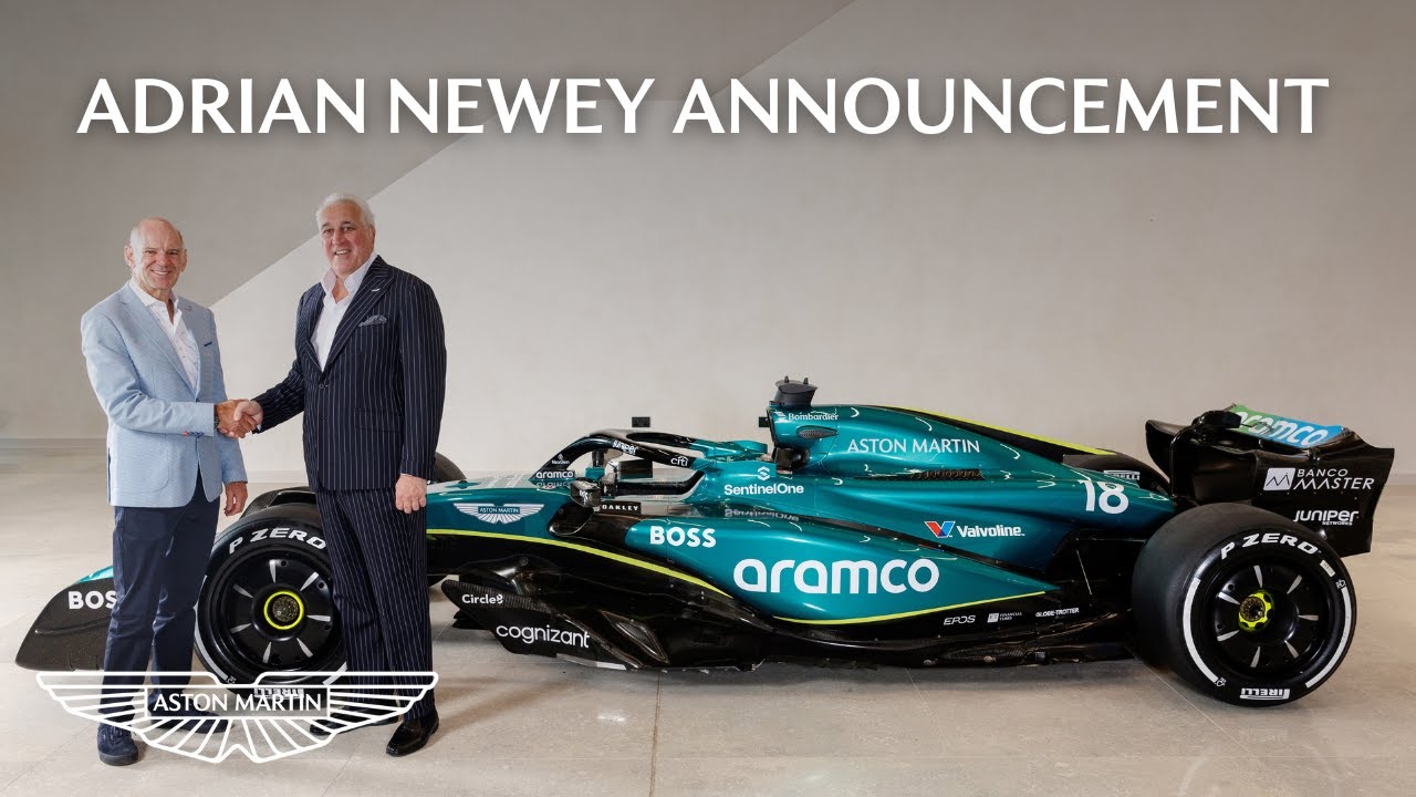 Adrian Newey joins Aston Martin Aramco Formula One® Team | Live from the AMR Technology Campus