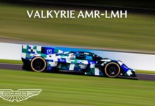 Aston Martin Valkyrie AMR-LMH takes to the track