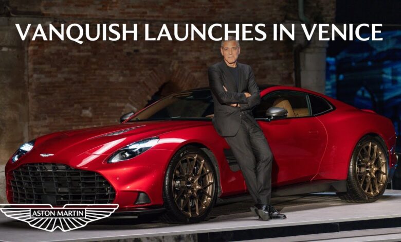 Aston Martin Vanquish launched at stunning world premiere in Venice