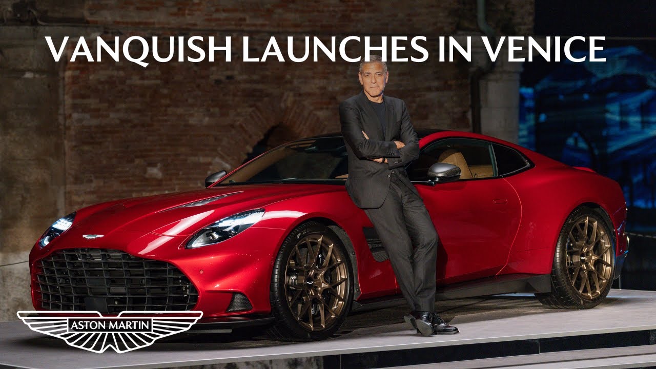 Aston Martin Vanquish launched at stunning world premiere in Venice