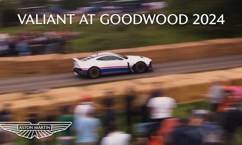 Aston Martin at Goodwood Festival of Speed 2024 | Fernando Alonso Debuts Valiant