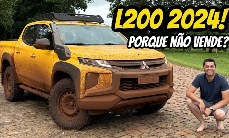 Avaliacao Mitsubishi L200 Triton 2024 MELHOR que S10 Hilux