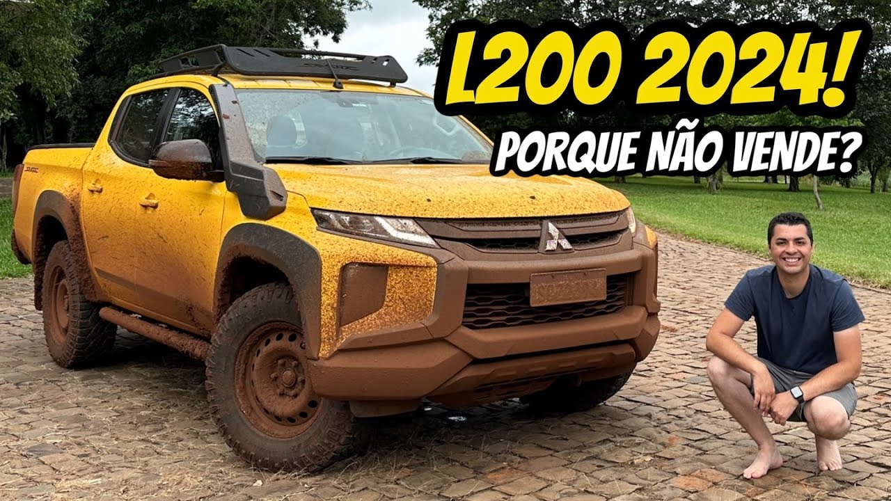 Avaliacao Mitsubishi L200 Triton 2024 MELHOR que S10