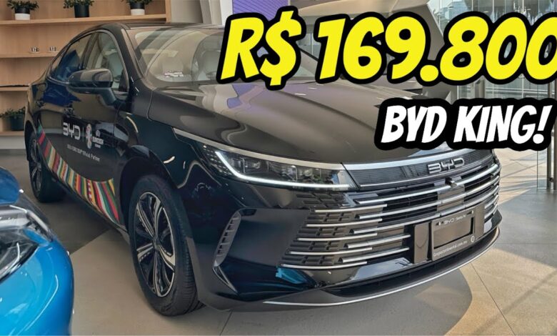 BYD King E hibrido faz 26 kml tem 200