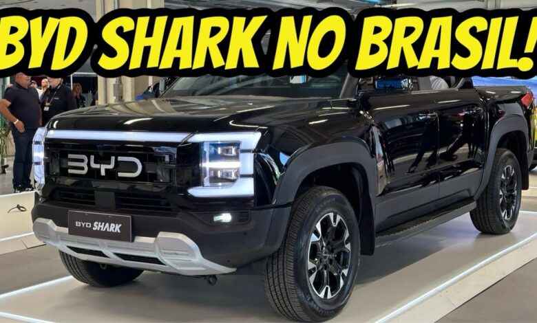 BYD SHARK LANCAMENTO NO BRASIL QUANTO CUSTA MELHOR QUE