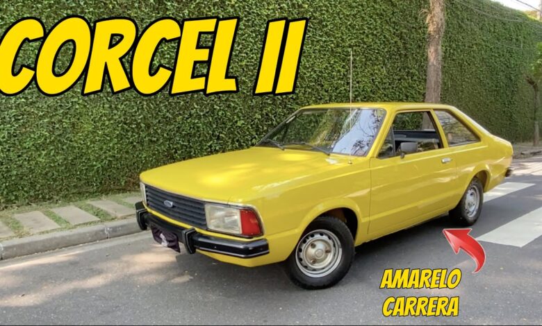 CORCEL II STANDARD: a versão de entrada em uma cor rara