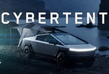 Carros AZ | Acampe com Cybertruck CyberTent