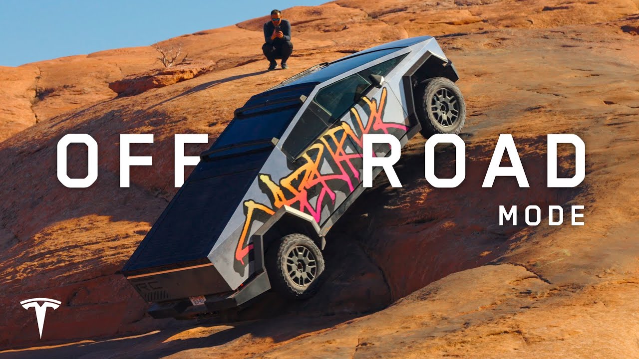 Carros AZ | Modo off-road do Cybertruck