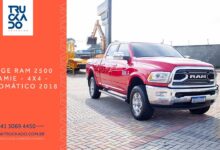 DODGE RAM 2500 LARAMIE – AUTOMÁTICO – 4X4 – 2018 – DIESEL