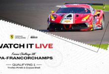 Ferrari Challenge UK - Spa-Francorchamps, Qualifying 1 Trofeo Pirelli & Coppa Shell