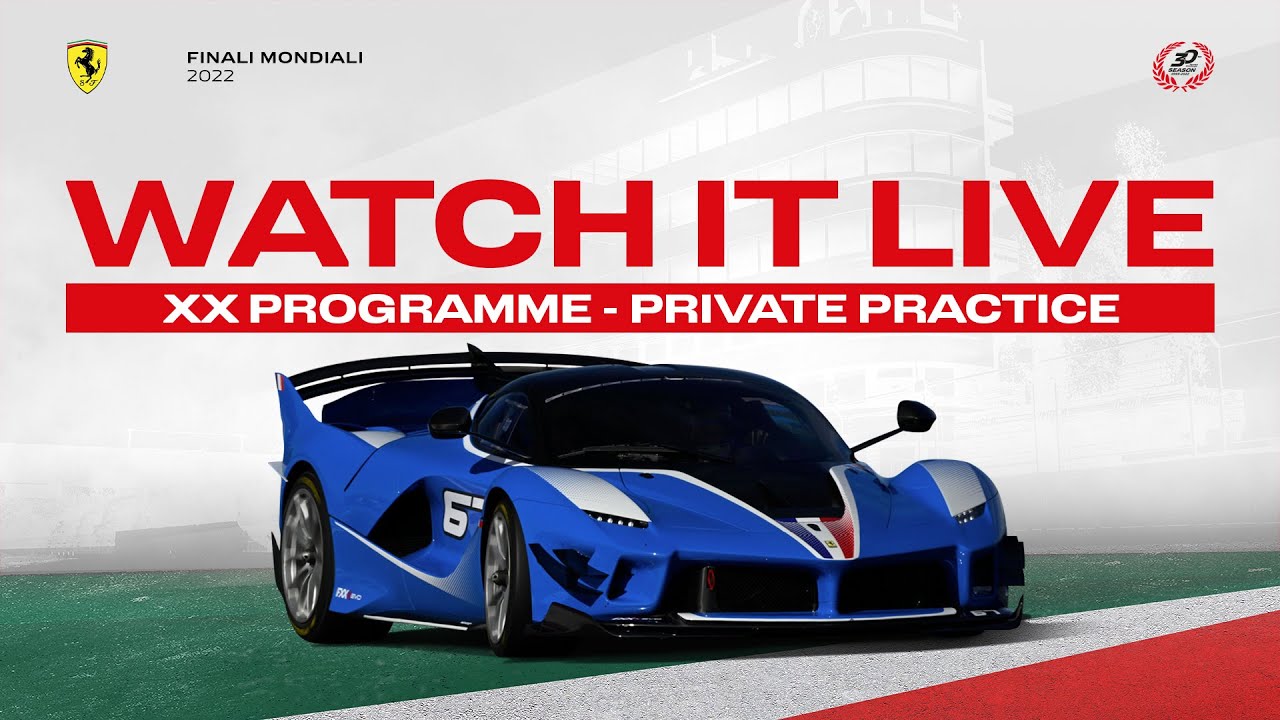 Ferrari Finali Mondiali 2022 XX Programme, Private Practice - Imola