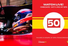 Ferrari Hypercar | Onboard the #50 LIVE Race Action at 6 Hours of Spa 2023 | FIA WEC