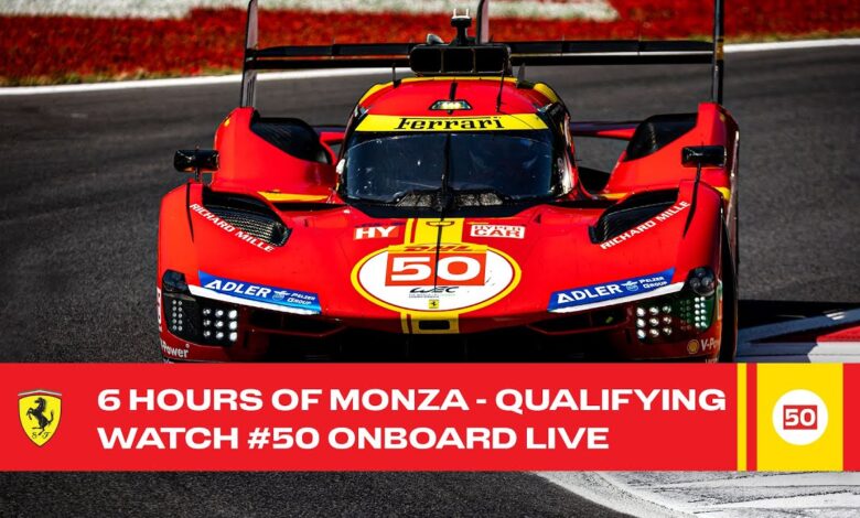 Ferrari Hypercar | Onboard the #50 for Qualifying at 6 Hours of Monza 2023 | FIA WEC