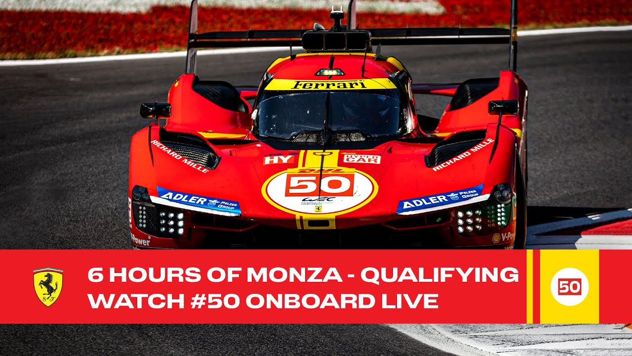 Ferrari Hypercar | Onboard the #50 for Qualifying at 6 Hours of Monza 2023 | FIA WEC