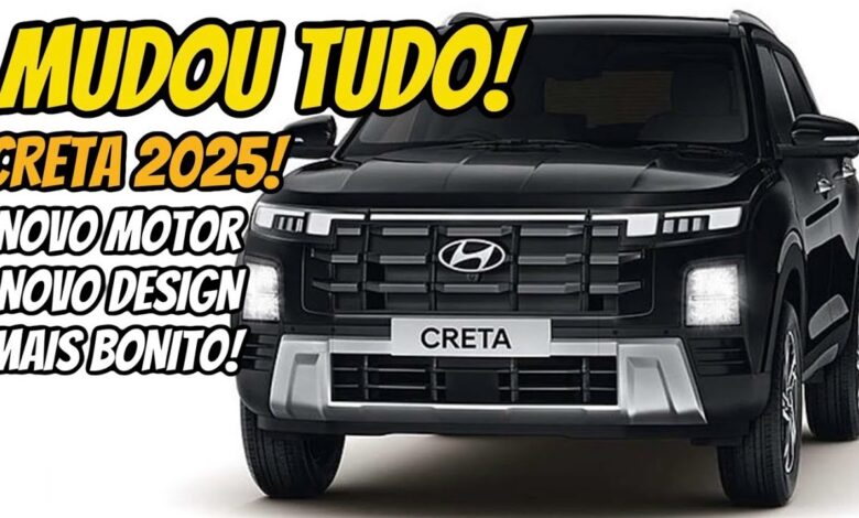 Hyundai Creta 2025 NOVO DESIGN NOVO MOTOR E MAIS