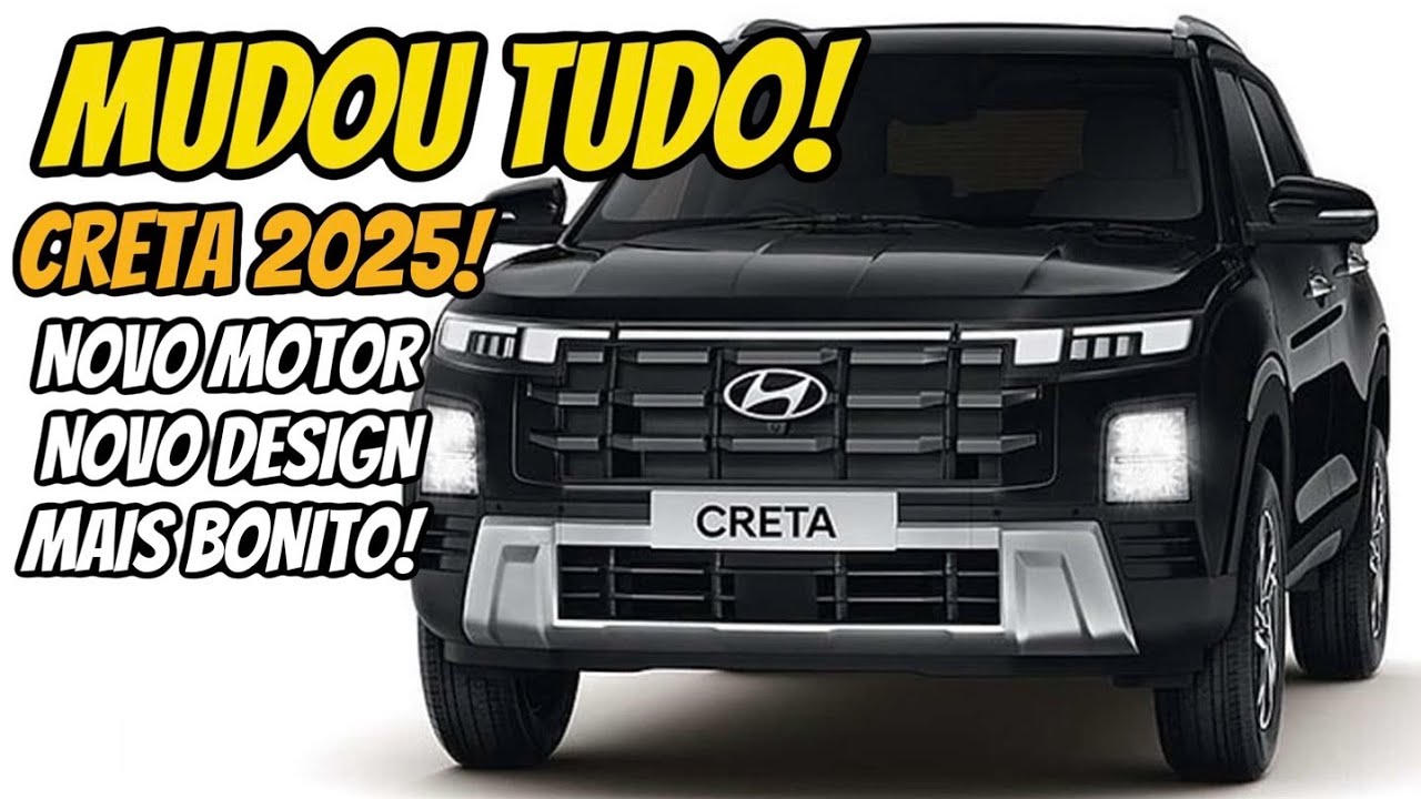 Hyundai Creta 2025 NOVO DESIGN NOVO MOTOR E MAIS