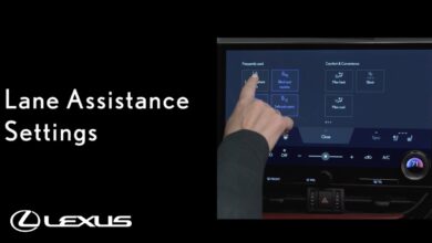 Lexus How-To: Lane Assistance Settings | Lexus