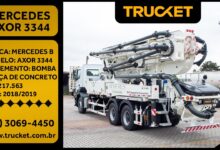 MERCEDES-BENZ AXOR 3344 – 6X4 – 2018/2019 – BOMBA LANÇA PUTZMEISTER 37M