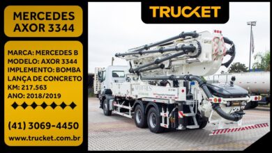 MERCEDES-BENZ AXOR 3344 – 6X4 – 2018/2019 – BOMBA LANÇA PUTZMEISTER 37M