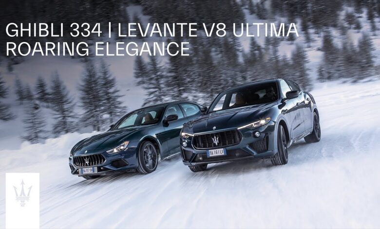 Maserati Ghibli 334. Levante V8 Ultima. Roaring Elegance