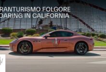 Maserati GranTurismo Folgore. Roaring in California