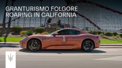 Maserati GranTurismo Folgore. Roaring in California