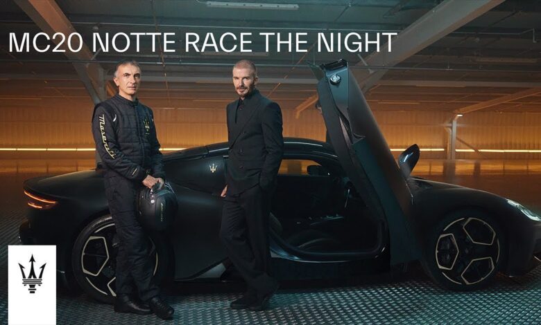 Maserati MC20 Notte. Race the Night