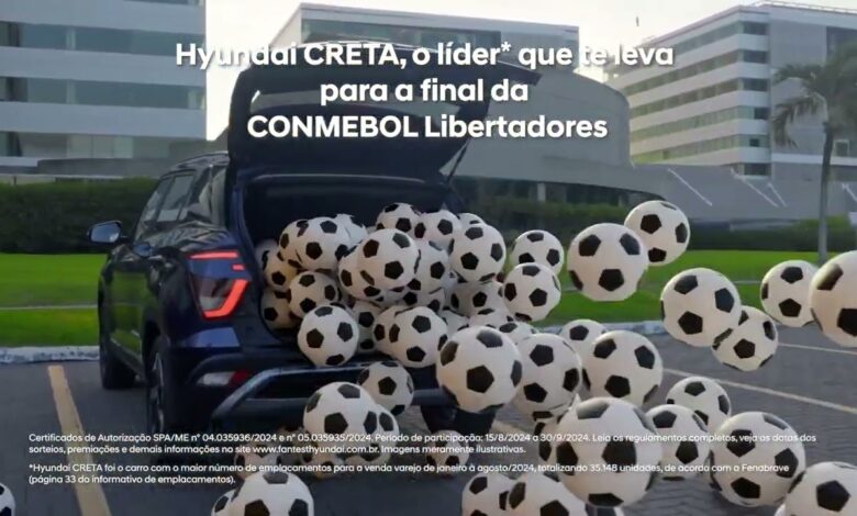 O Hyundai CRETA te leva para a final da CONMEBOL Libertadores