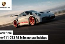 On track in the new Porsche 911 GT3 RS