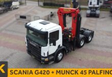 SCANIA G420 – 6X4 – 2006 – MANUAL – MUNCK PALFINGER 45000 TRAVE 4H3M