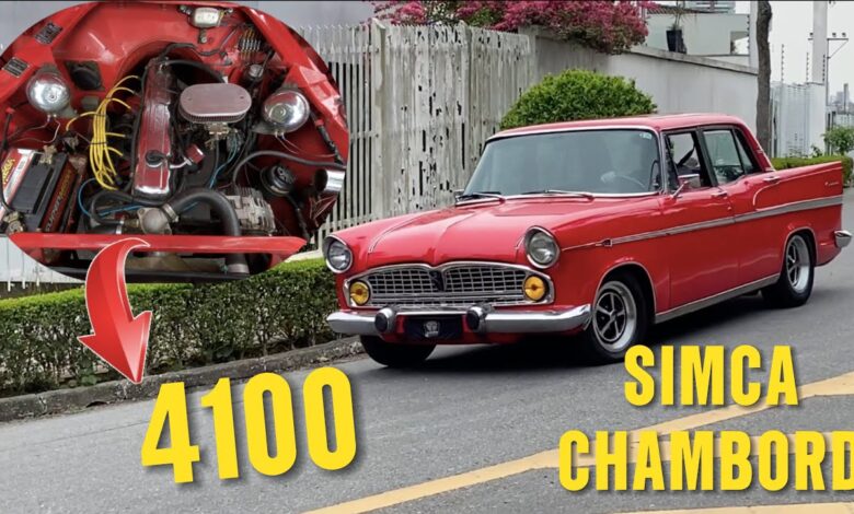 SIMCA CHAMBORD: um projeto de 30 anos com motor 4100