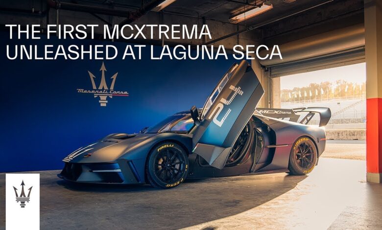 The First Maserati MCXtrema. Unleashed at Laguna Seca