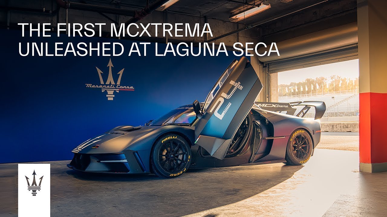 The First Maserati MCXtrema. Unleashed at Laguna Seca