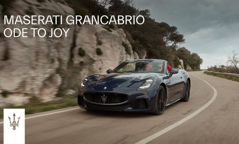 The all-new Maserati GranCabrio. Our Ode to Joy.