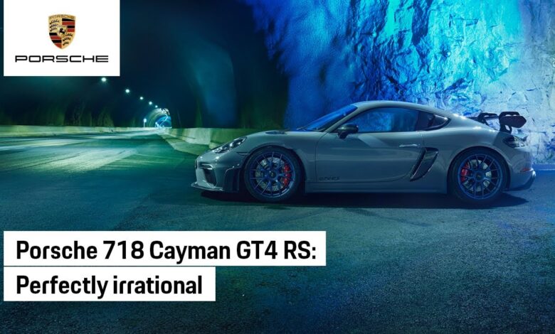 The new Porsche 718 Cayman GT4 RS: Perfectly irrational