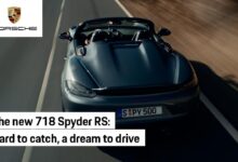 The new Porsche 718 Spyder RS: A rebel unleashed