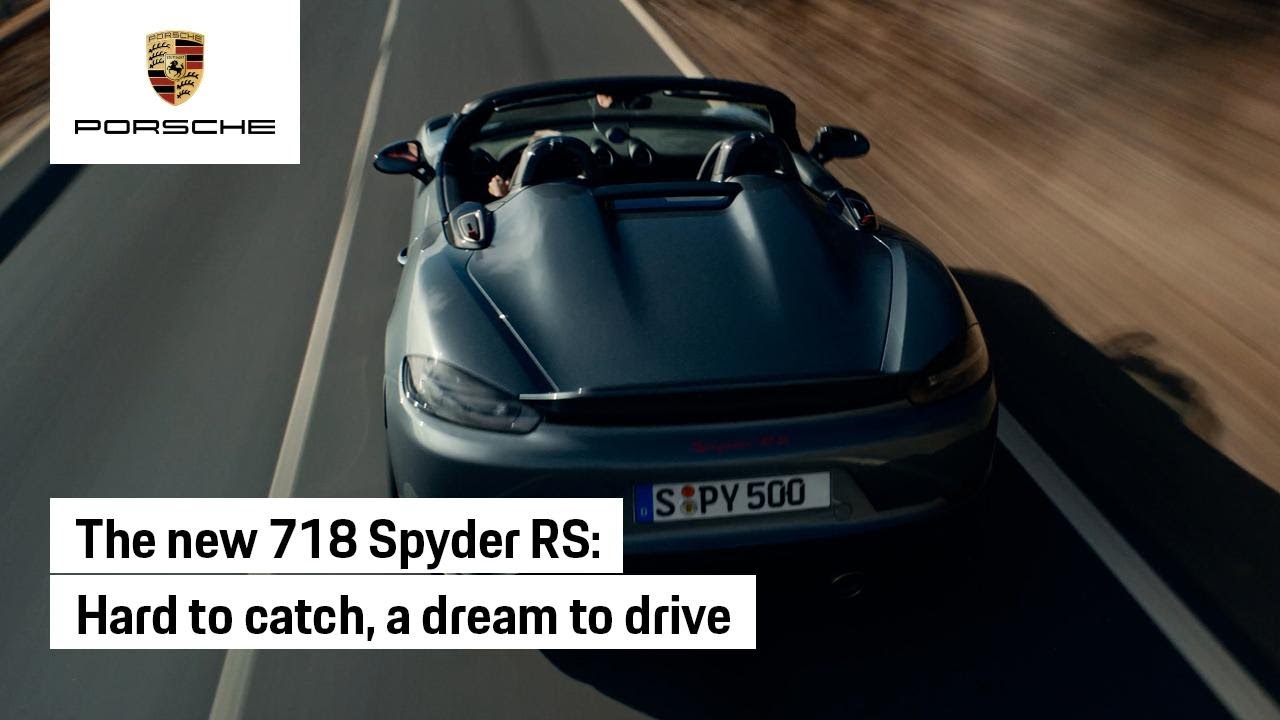 The new Porsche 718 Spyder RS: A rebel unleashed