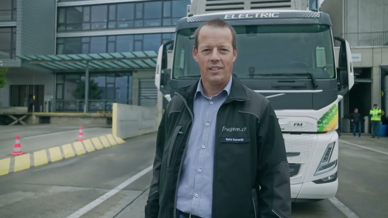 Volvo Trucks – Delivering fresh food by electric truck