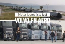 Volvo Trucks – Motor journalists test Volvo’s new Aero trucks