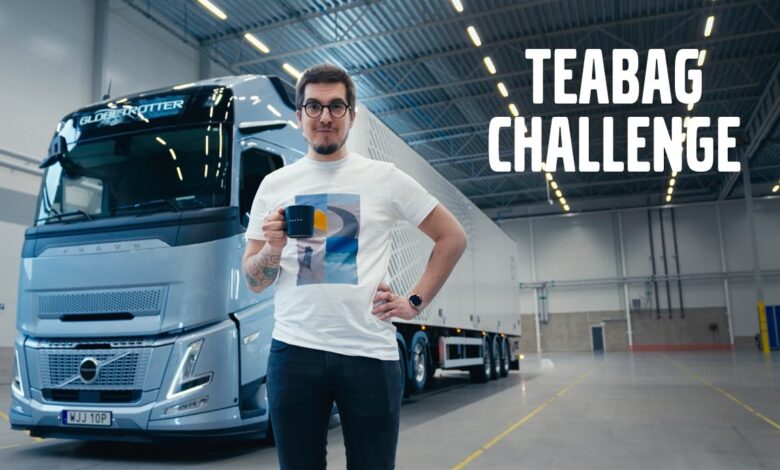 Volvo Trucks – Our Camera Monitor System takes on the #teabagchallenge