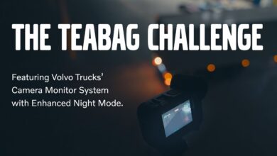 Volvo Trucks – Taking on the #teabagchallenge (in the dark)