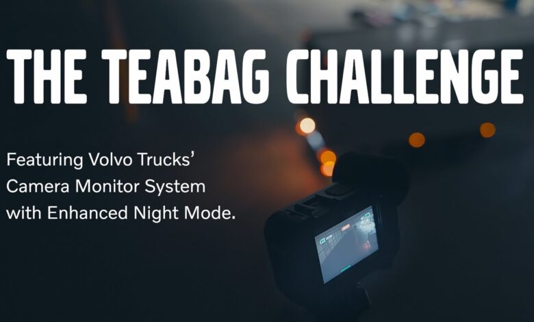 Volvo Trucks – Taking on the #teabagchallenge (in the dark)