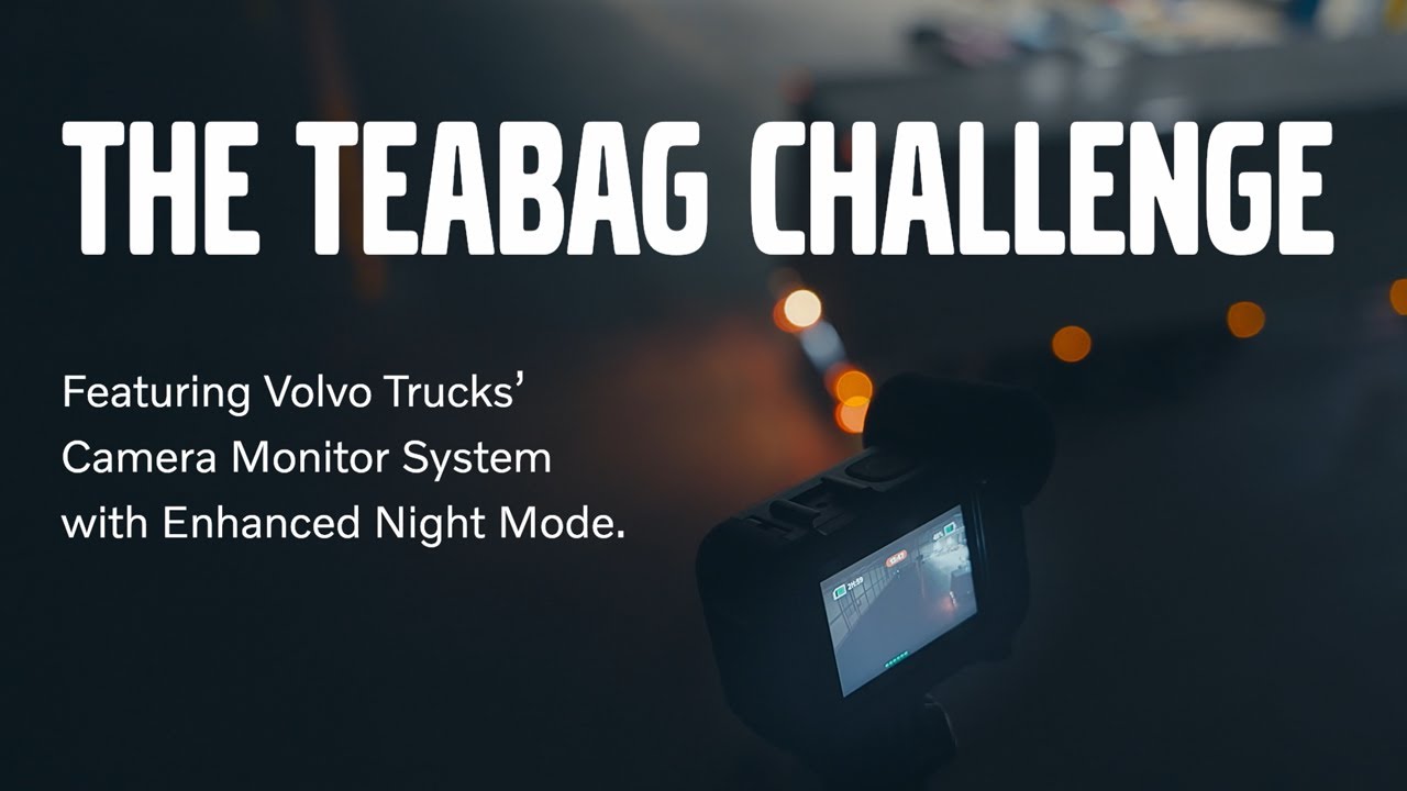 Volvo Trucks – Taking on the #teabagchallenge (in the dark)